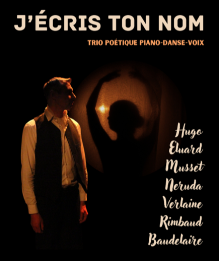 Affiche du spectacle J'écris ton nom