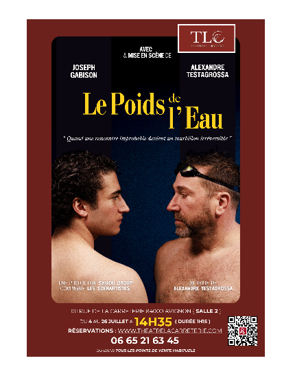 Affiche du spectacle Le poids de l’eau