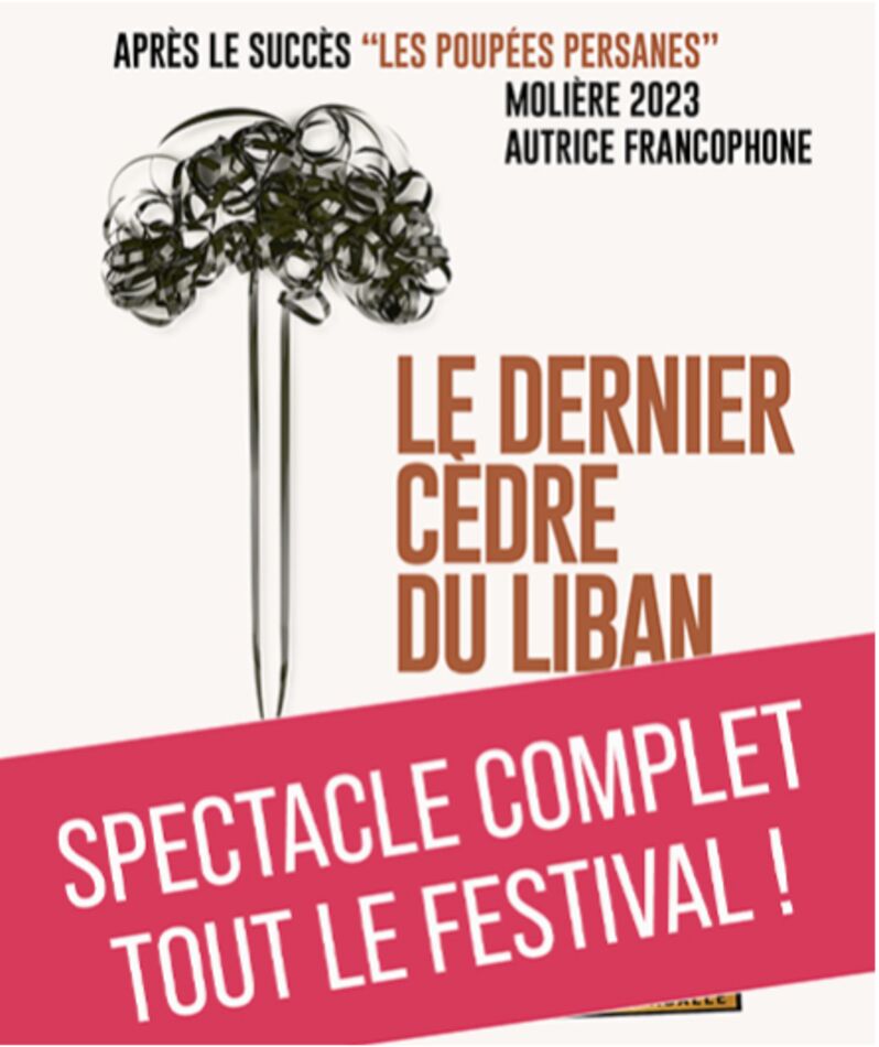 Affiche du spectacle Le Dernier Cèdre du Liban