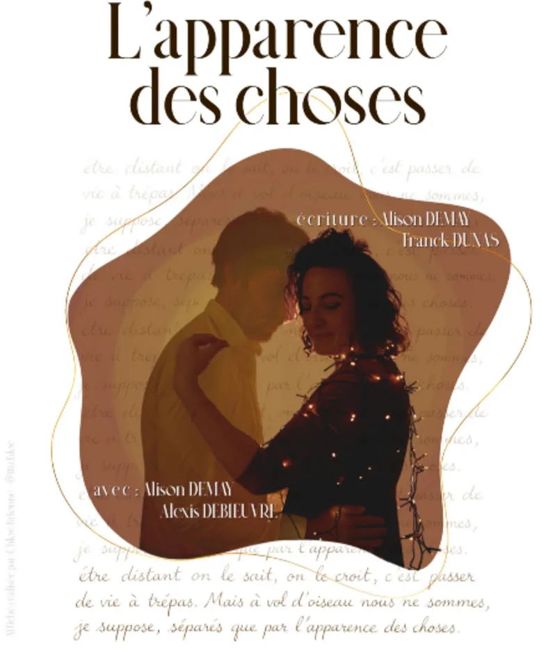 Affiche du spectacle L'Apparence des Choses