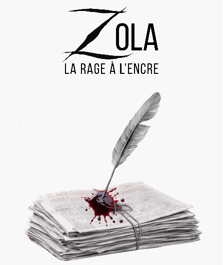 Affiche du spectacle Zola, la rage à l'encre