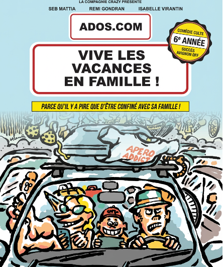 Affiche du spectacle Ados.com Vive Les Vacances En Famille