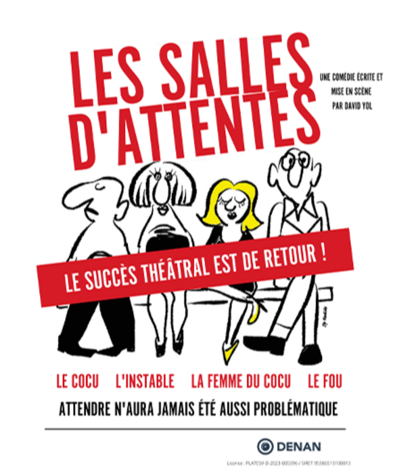 Affiche du spectacle Les salles d'attentes