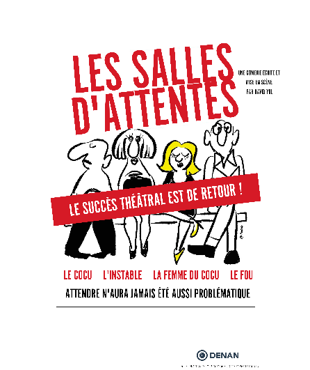 Affiche du spectacle Les salles d'attentes