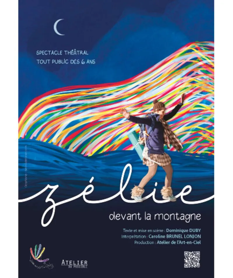 Affiche du spectacle Zélie devant la Montagne