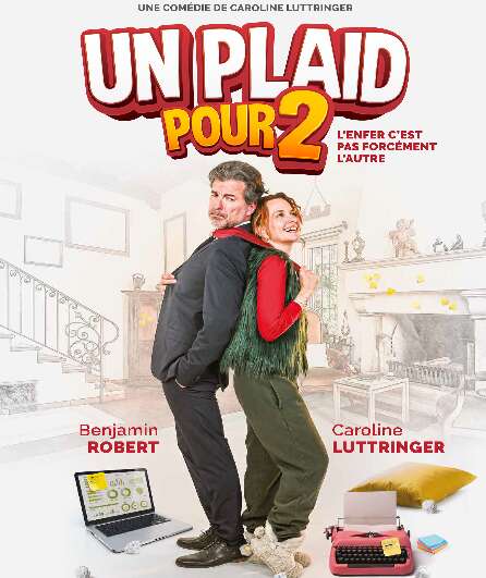 Affiche du spectacle Un plaid pour 2
