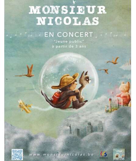 Affiche du spectacle La tête dans les nuages
