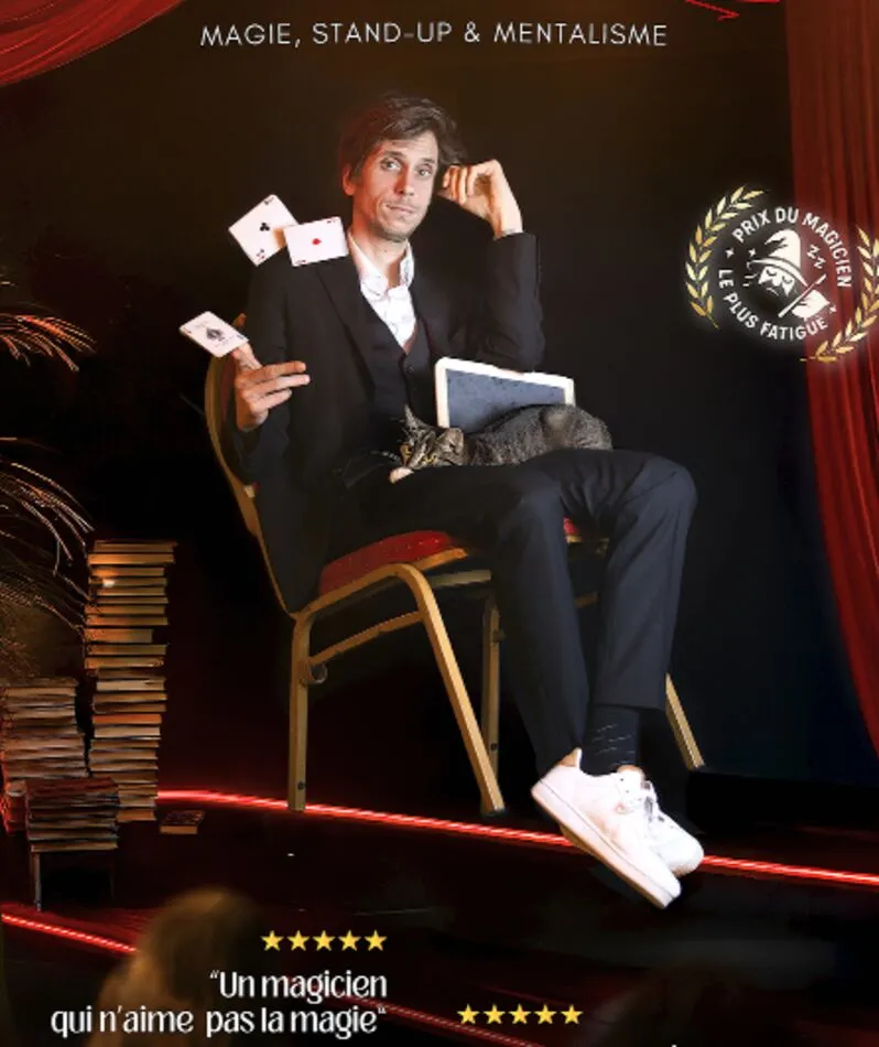Affiche du spectacle Je pense donc voilà !