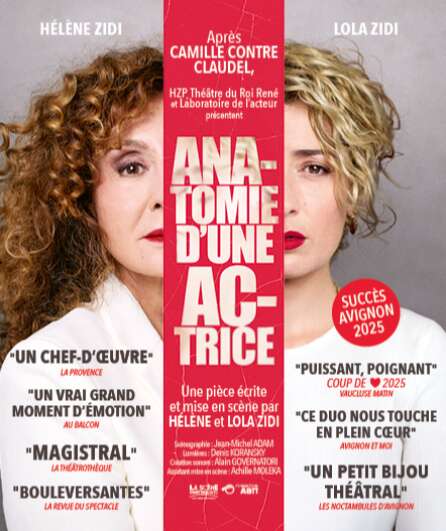 Affiche du spectacle Anatomie d'une actrice