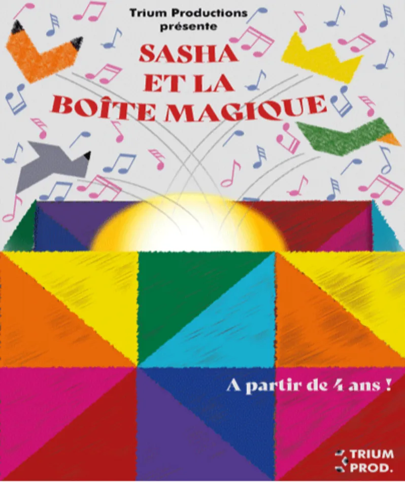 Affiche du spectacle Sasha et la boîte magique