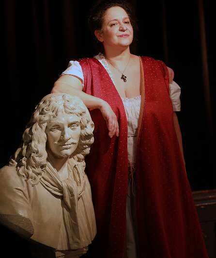 Affiche du spectacle madeleine béjart une femme libre