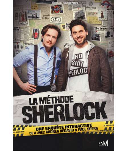 Affiche du spectacle La Méthode Sherlock