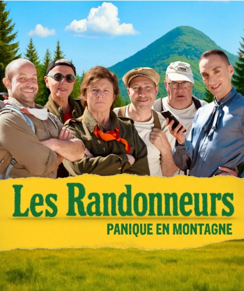 Affiche du spectacle Les Randonneurs - Panique en montagne