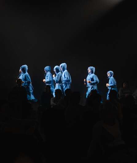 Affiche du spectacle La Tendresse du ventre de la baleine