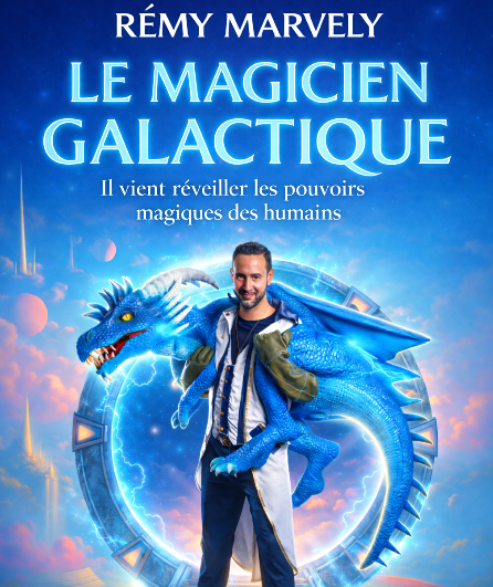 Affiche du spectacle Le magicien galactique