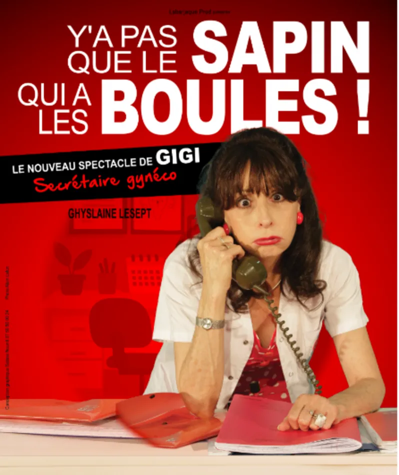 Affiche du spectacle Y'a pas que le sapin qui a les boules
