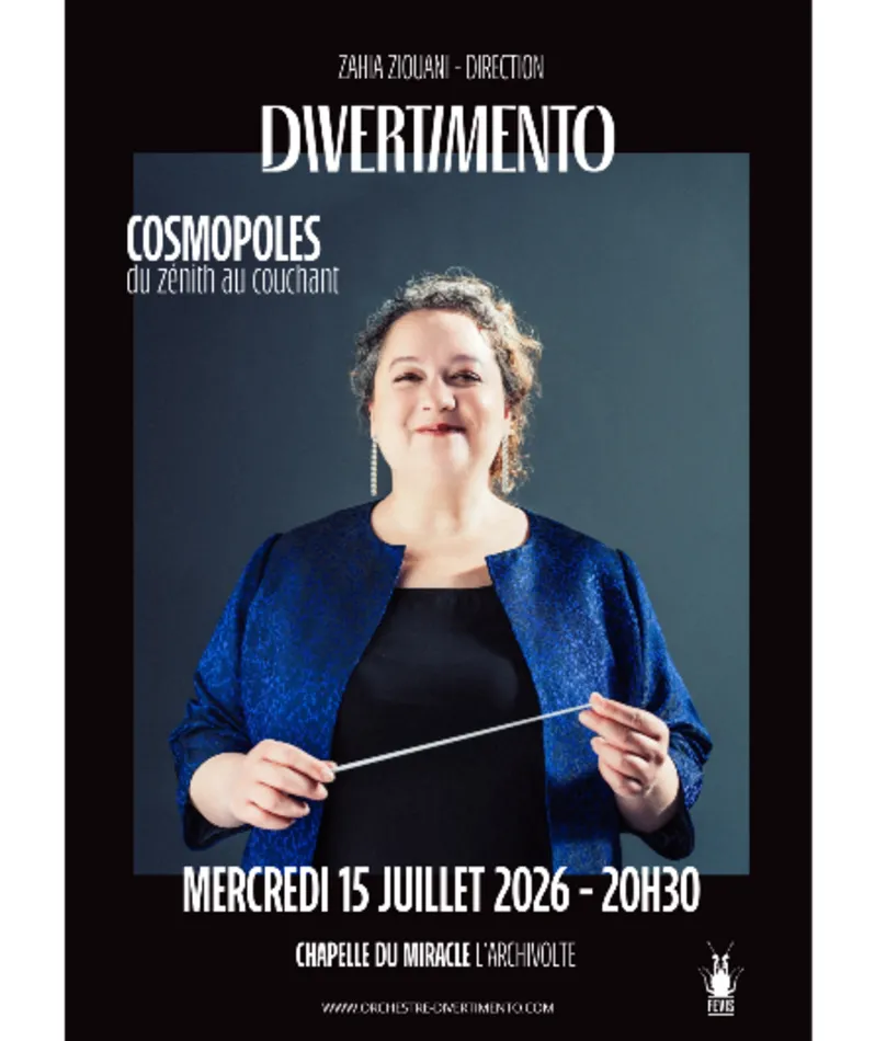 Affiche du spectacle Cosmopoles, du Zénith au couchant