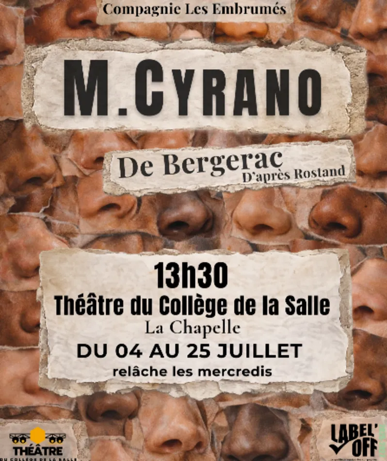 Affiche du spectacle M.Cyrano de Bergerac