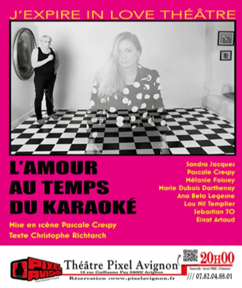 Affiche du spectacle l'amour au temps du karaoké