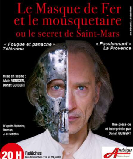 Affiche du spectacle Le Masque de Fer et le mousquetaire
