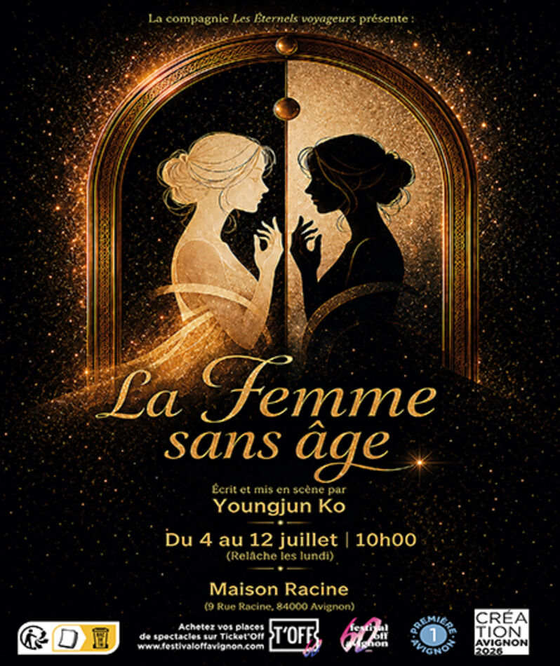 Affiche du spectacle La Femme sans âge