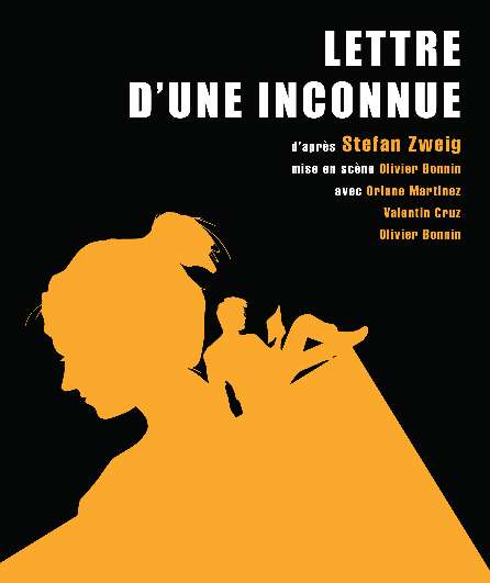 Affiche du spectacle Lettre d'une Inconnue