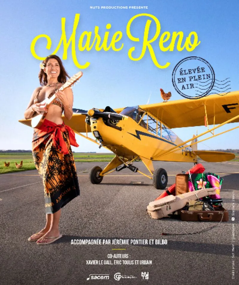 Affiche du spectacle Marie Reno - Élevée en plein air