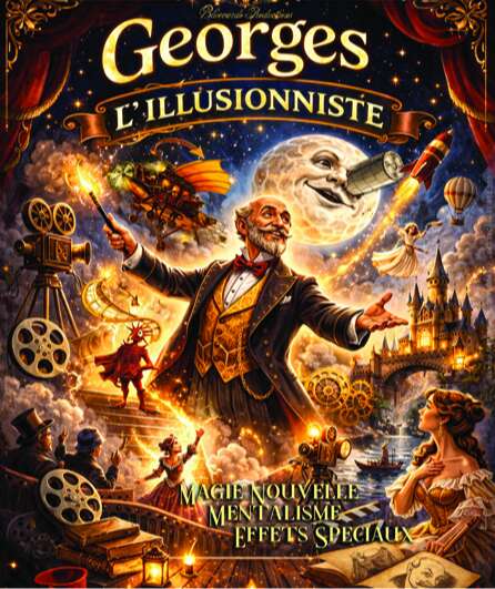 Affiche du spectacle Georges, l'illusionniste : Intemporel