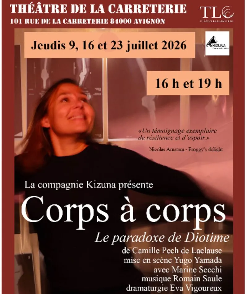 Affiche du spectacle Corps à corps - Le Paradoxe de Diotime