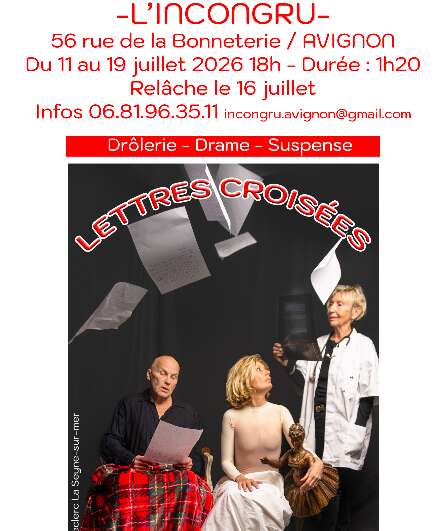 Affiche du spectacle Lettres croisées