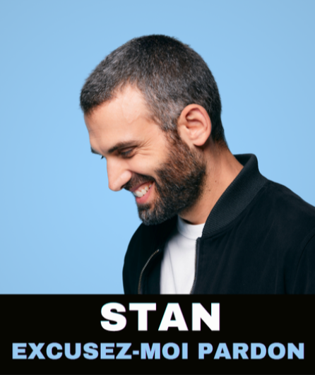 Affiche du spectacle Excusez-moi pardon