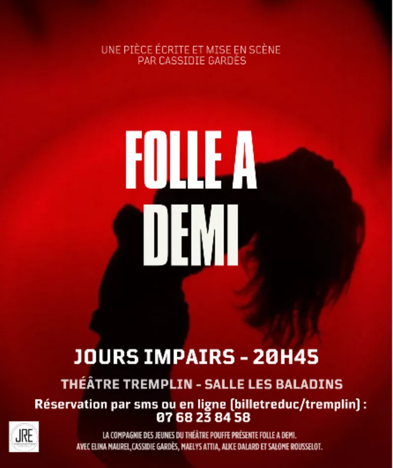 Affiche du spectacle Folle à demi