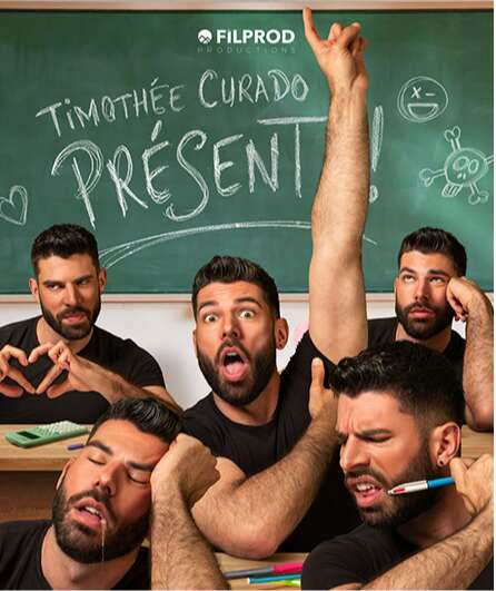 Affiche du spectacle Timothée Curado - Présent !
