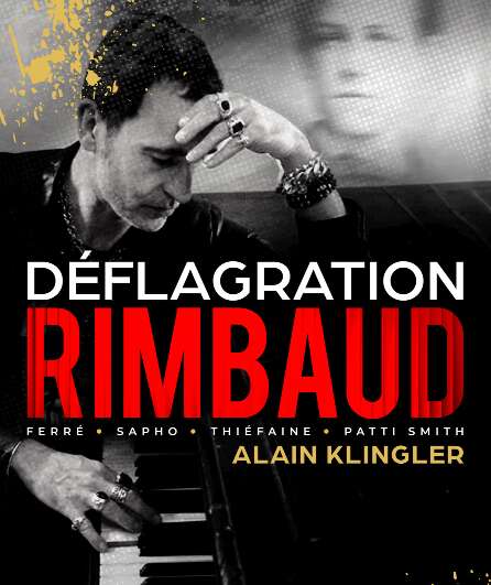Affiche du spectacle Déflagration Rimbaud