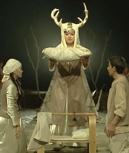 Affiche du spectacle Bougou Ené - Une légende kirghize