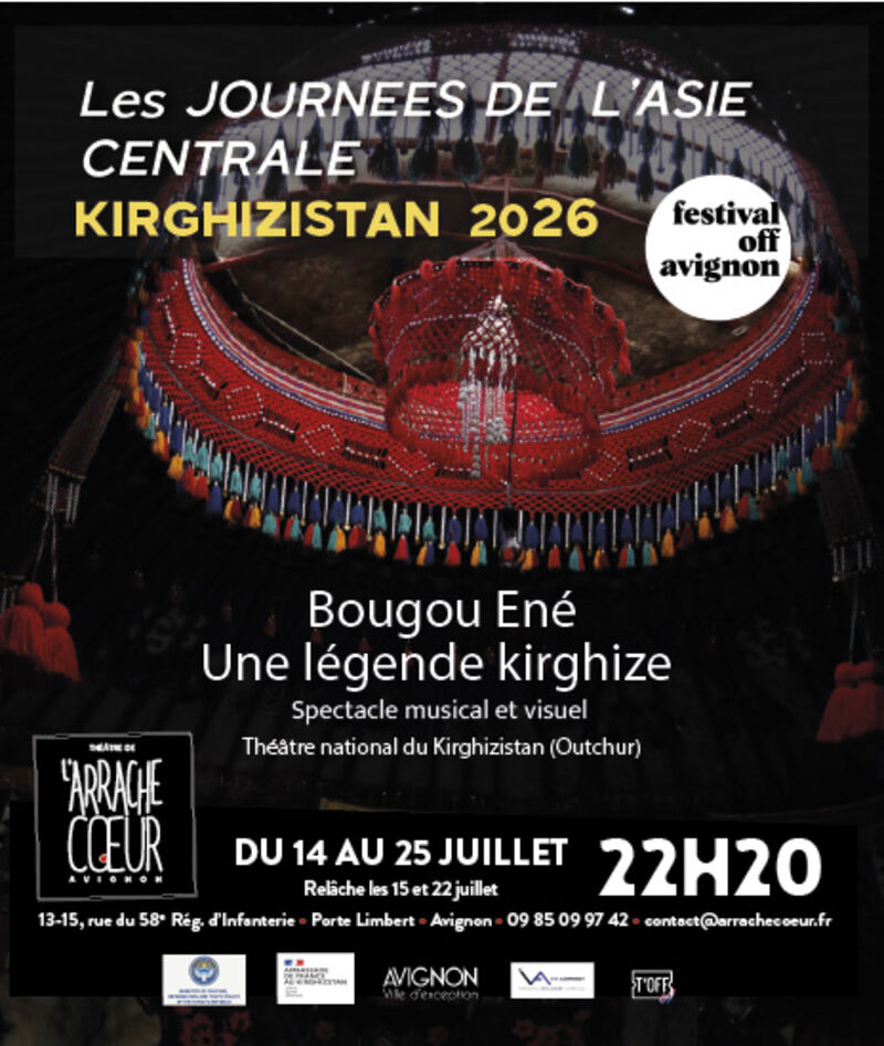Affiche du spectacle Bougou Ené - Une légende kirghize
