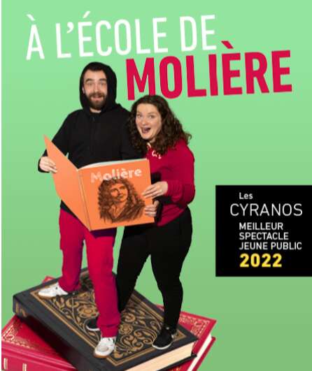 Affiche du spectacle A l'Ecole de Molière