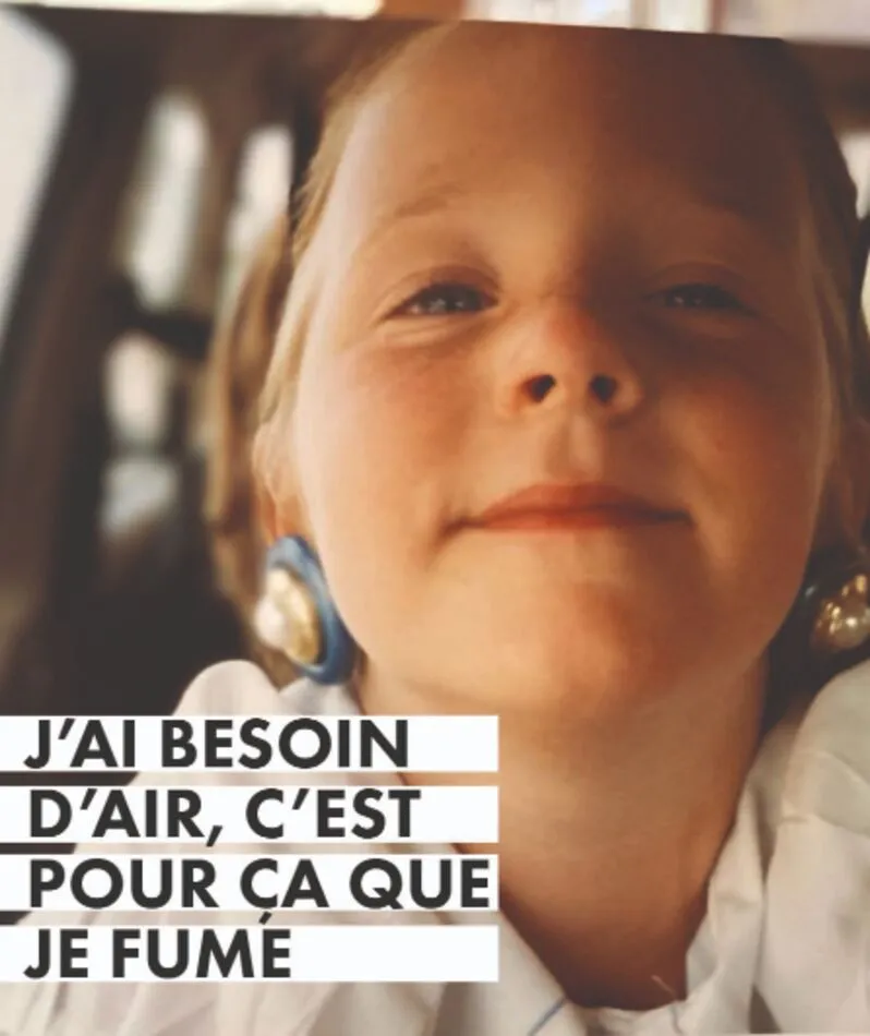 Affiche du spectacle J'ai besoin d'air, c'est pour ça que je fume