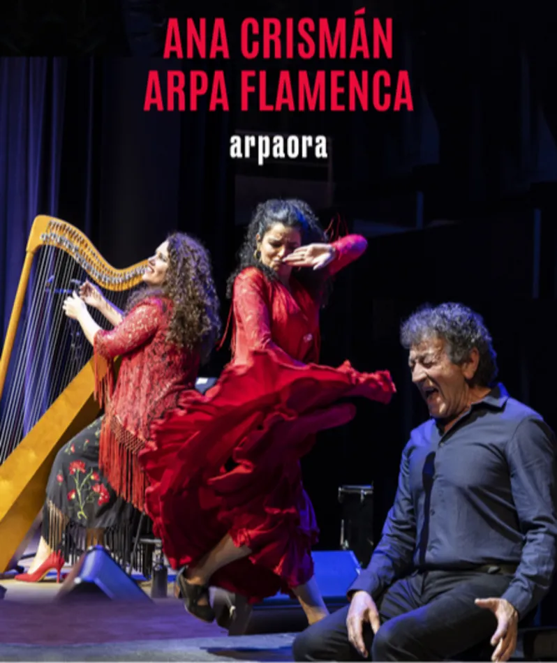 Affiche du spectacle Ana Crismán - Arpa Flamenca