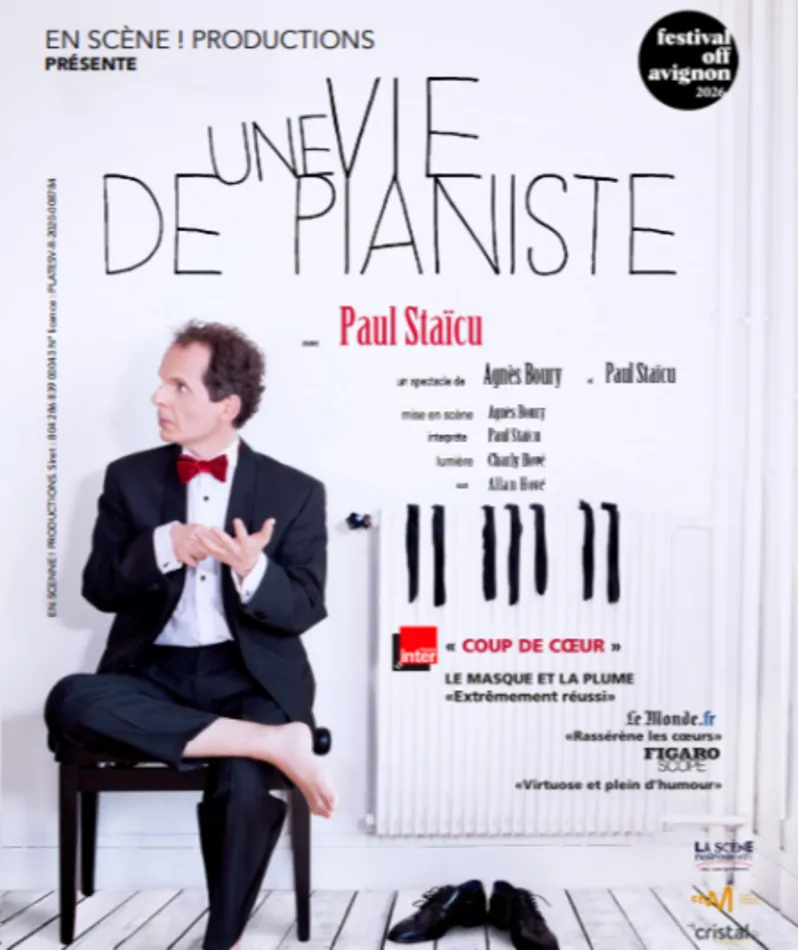 Affiche du spectacle Une Vie de Pianiste