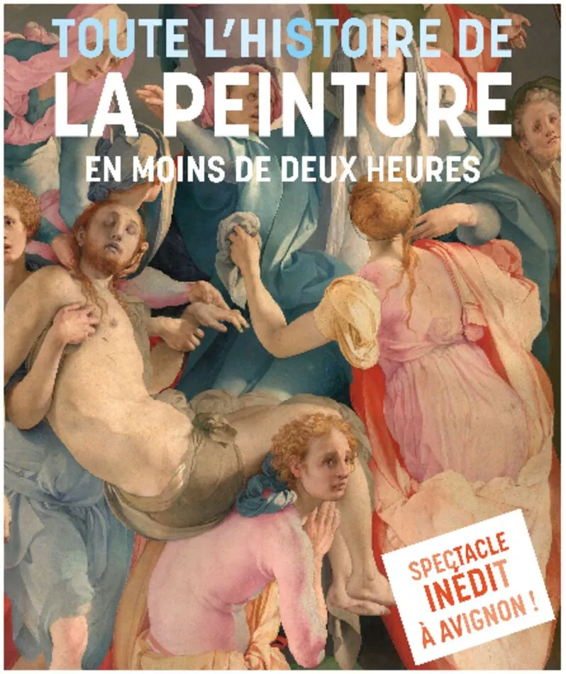 Affiche du spectacle Toute l'histoire de la peinture en moins de deux heures