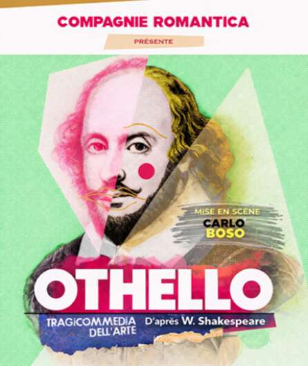 Affiche du spectacle Othello Tragicommedia dell'arte
