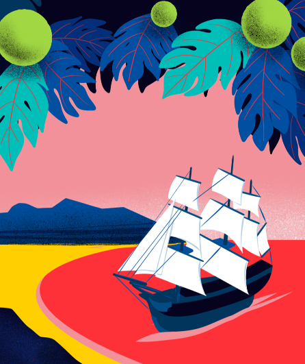 Affiche du spectacle Le dernier chant de La Bounty - Te reo hopea ā te Bounty