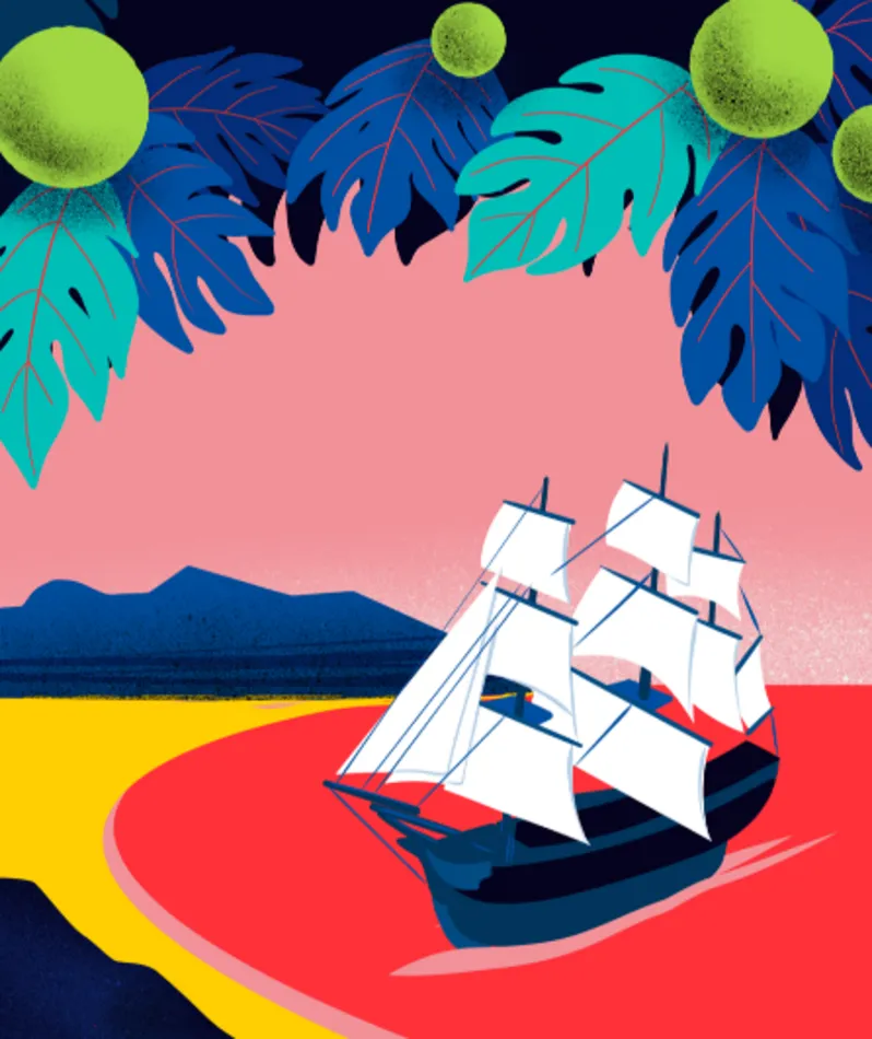 Affiche du spectacle Le dernier chant de La Bounty - Te reo hopea ā te Bounty
