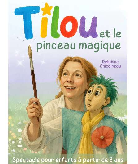 Affiche du spectacle Tilou et le pinceau magique