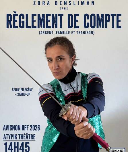 Affiche du spectacle Règlement de comptes ( argent, famille et trahisons)