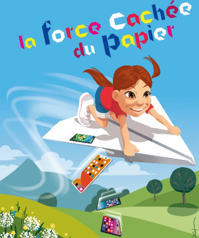 Affiche du spectacle La Force cachée du papier